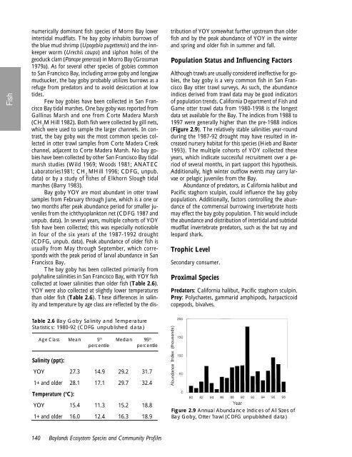 Species and Community Profiles - San Francisco Estuary ...