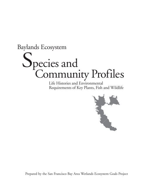 Species and Community Profiles - San Francisco Estuary ...