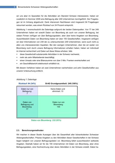 Die volkswirtschaftliche Bedeutung börsenkotierter Schweizer ...