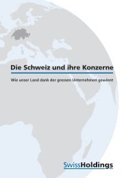 SwissHoldings: Die Schweiz und ihre Konzerne