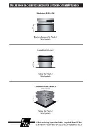 TABLAR UND DACHEINFASSUNGEN FÜR - em-blech