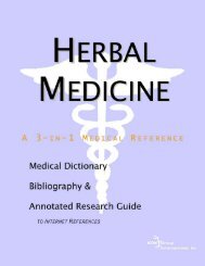 Herbal Medicine : A Medical Dictionary, Bibliography, and ...