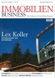 BUSINESS Das Schweizer Immobilien-Magazin - location.ch