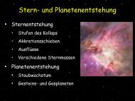 Sternentstehung