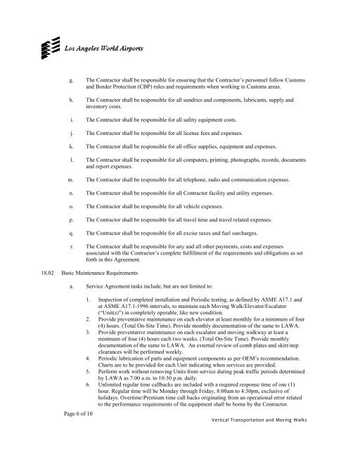 Design and Construction Handbook - Los Angeles World Airports