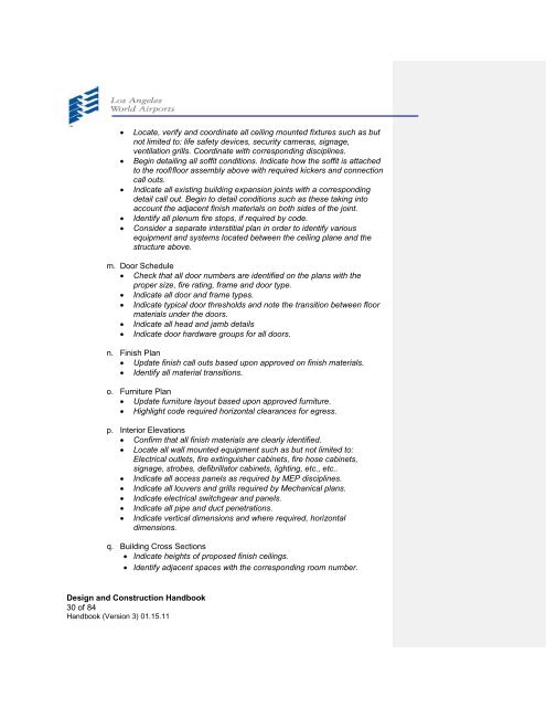 Design and Construction Handbook - Los Angeles World Airports