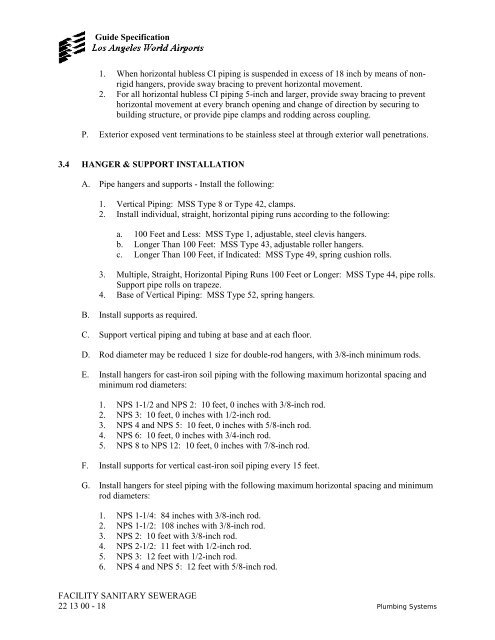 Design and Construction Handbook - Los Angeles World Airports