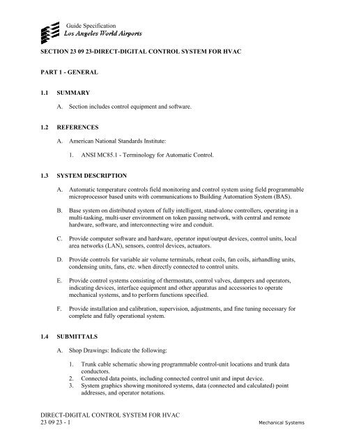 Design and Construction Handbook - Los Angeles World Airports