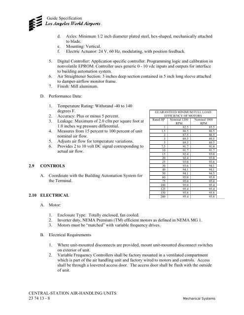 Design and Construction Handbook - Los Angeles World Airports