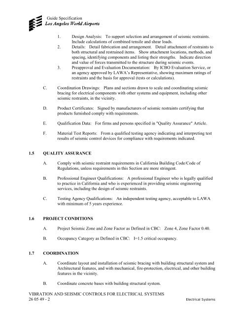 Design and Construction Handbook - Los Angeles World Airports