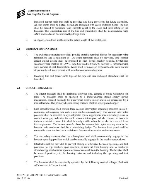 Design and Construction Handbook - Los Angeles World Airports