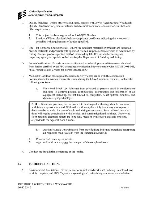 Design and Construction Handbook - Los Angeles World Airports