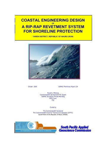 Coastal engineering design of a rip-rap revetment ... - Up To - SOPAC