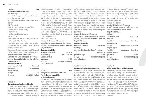 GBW - vhs Rheingau-Taunus eV