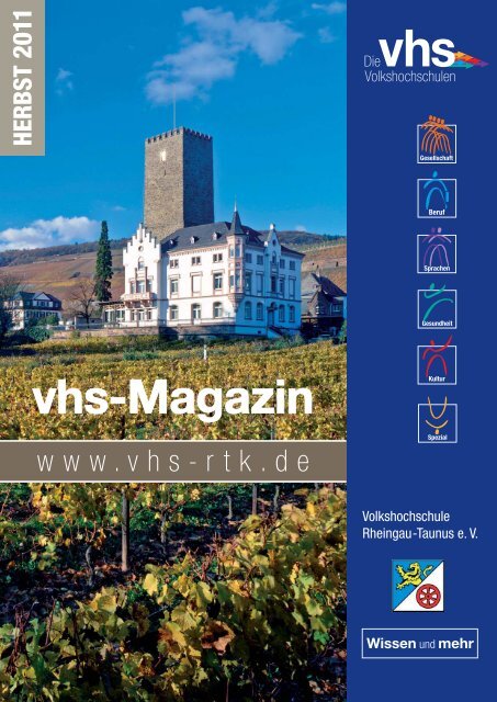 vhs-Herbst 2011.indd - vhs Rheingau-Taunus eV