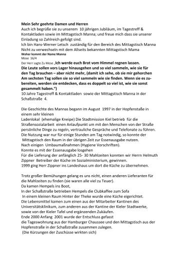 Hans-Werner Letsch - Stadtmission Kiel