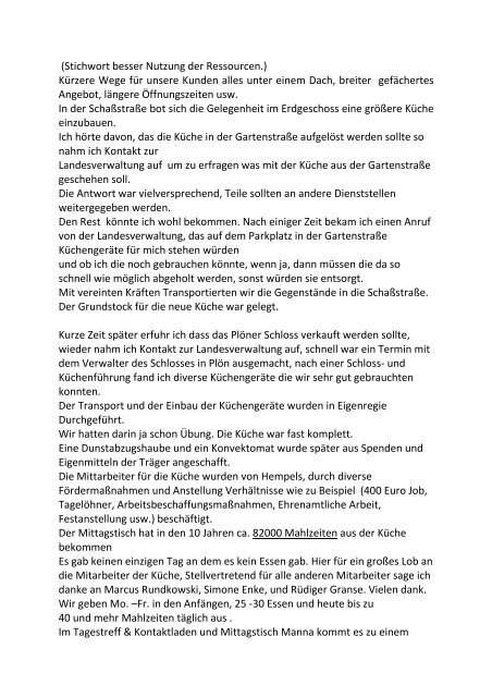 Hans-Werner Letsch - Stadtmission Kiel