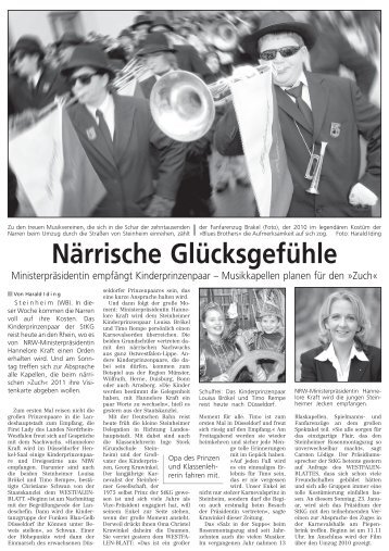 Närrische Glücksgefühle