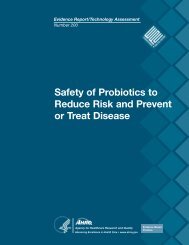 Safety of Probiotics to Reduce Risk and Prevent or Treat Disease