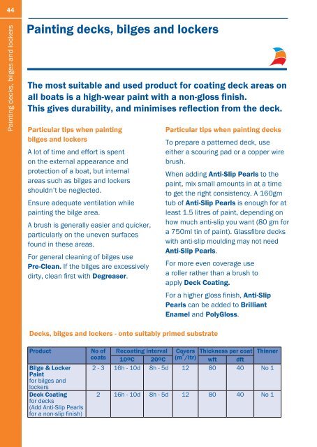 Paint Manual - Dove-Medows Marine Coatings Ltd