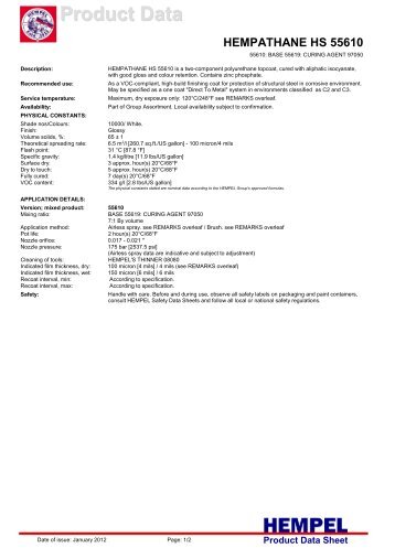 Product Data Sheet - Hempel