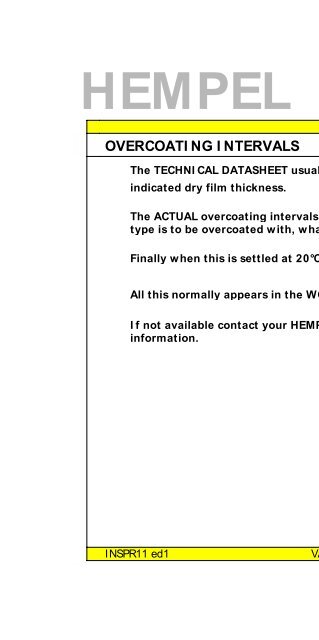 Coating Reference Handbook - Hempel