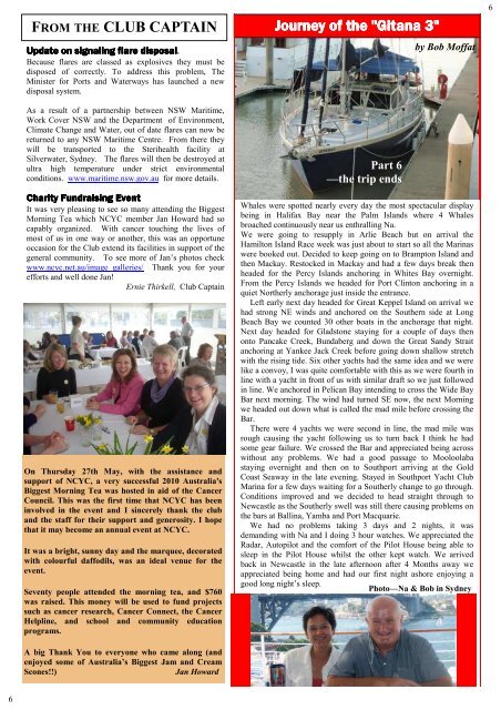 June 2010 PDF Version - Newcastle Cruising Yacht Club