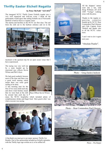 June 2010 PDF Version - Newcastle Cruising Yacht Club