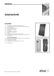 Solutions Solartechnik - Ernst Elsasser AG