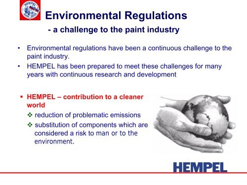 Hempel and the Environment - C3P
