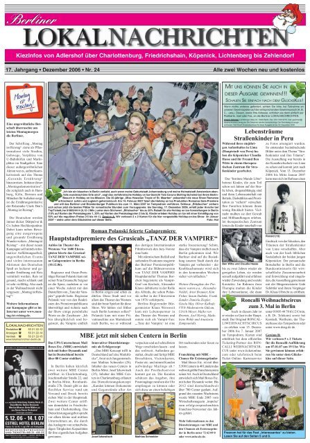 Ausgabe 24-2006 (PDF) - Berliner Lokalnachrichten