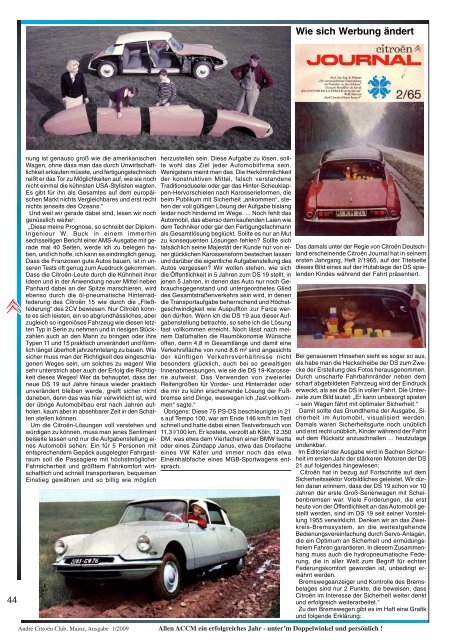 ACZ 1/2009 (16 MB) - André Citroën-Club