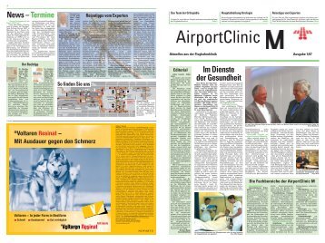 Im Dienste der Gesundheit - Flughafen München