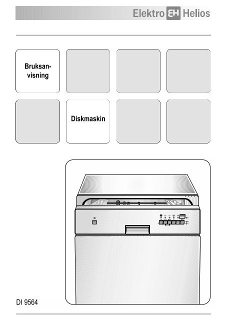 Diskmaskin DI 9564 Bruksan- visning - Electrolux-ui.com