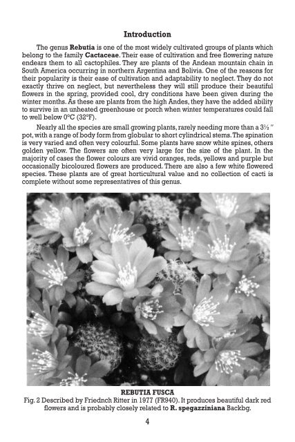 the genus rebutia 1895â€”1981 - Free