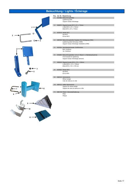 parts book quadro 130607