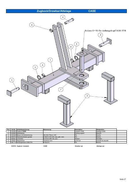 parts book quadro 130607