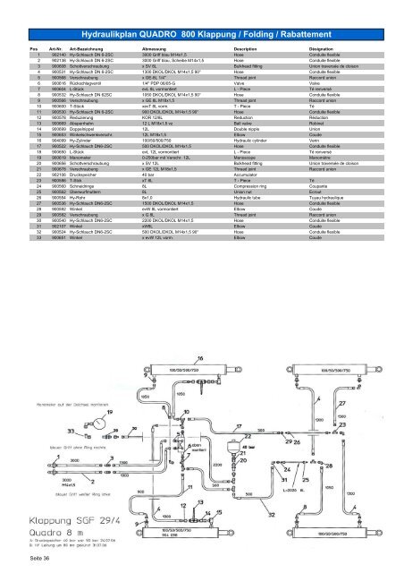 parts book quadro 130607