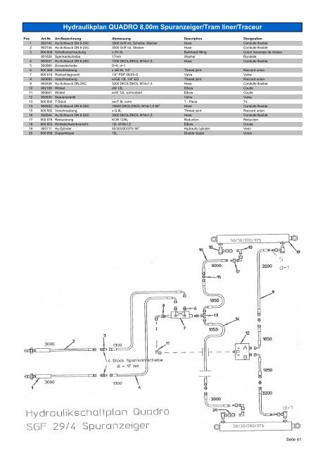 parts book quadro 130607