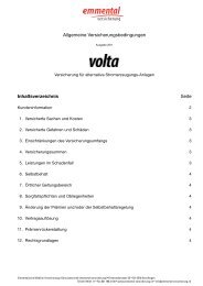 x AVB agroKasko - Emmental Versicherung