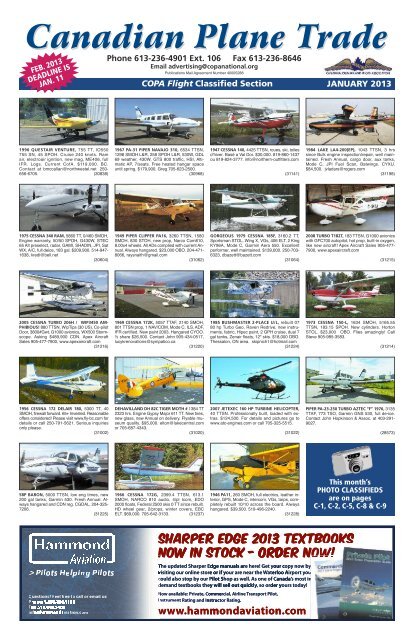 Canadian Plane Trade - Canadian Owners and Pilots Association