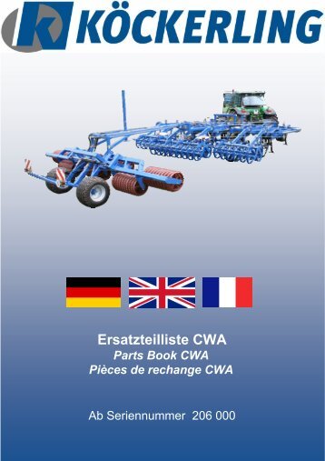 parts book CWA 210307