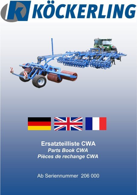 parts book CWA 210307