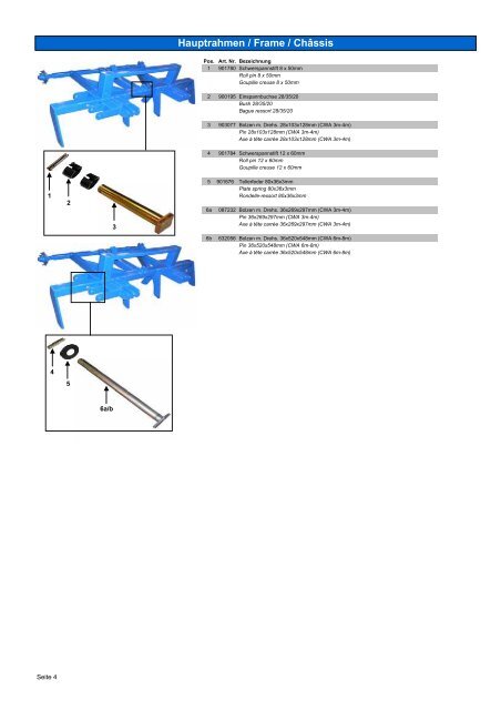 parts book CWA 210307