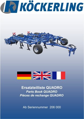 Ersatzteilliste QUADRO Parts Book QUADRO PiÃƒÂ¨ces de rechange