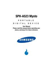 Samsung SPH-A523 Mysto Manual - Cell Phones Etc.