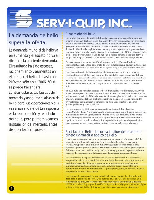 Actualización Industrial, Invierno 2007 - Serv-I-Quip, Inc.