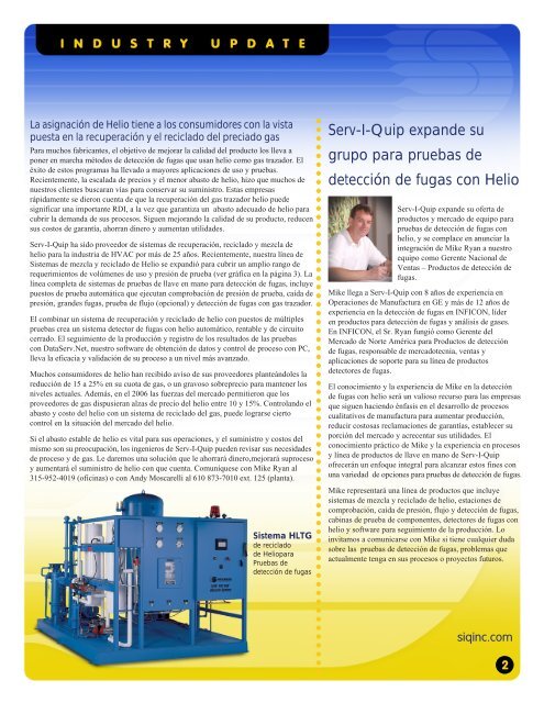 Actualización Industrial, Invierno 2007 - Serv-I-Quip, Inc.