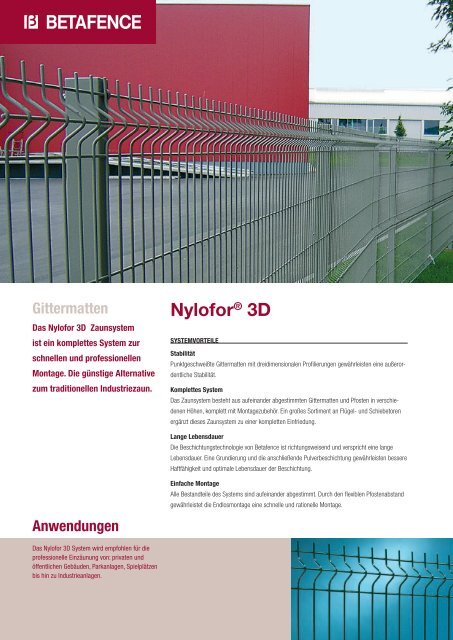 Nylofor® 3D - walterzaeune.ch