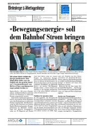 dem Bahnhof Strom bringen - NTB